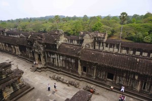 A view from the upper gallery