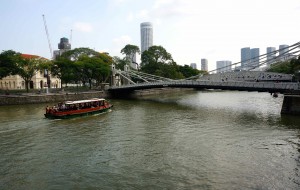 A view down the Singapore River