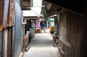 "Main Street" in the floating village