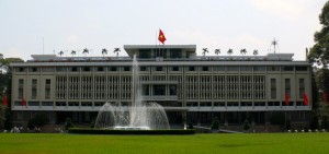 The Reunification Palace -- formerly the South Vietnamese Presidential Palace