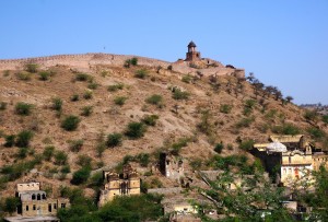 The Amber Fort has its own version of the Great Wall.