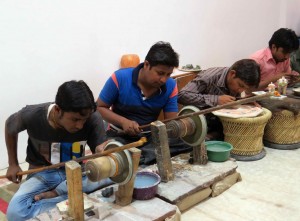 Preserving the art of inlay at a workshop.