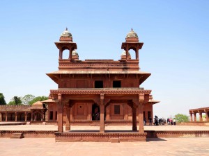 The private audience hall at Fatehpur Sikri