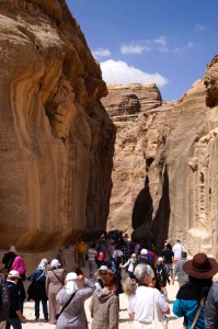 Entering the Siq