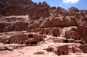 Lots of carved tombs...