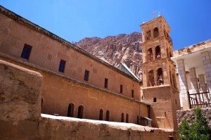 The monastery church. The icons on the inside were amazing. One of the passengers was Greek Orthodox and got to see the relics of St. Catherine (including what is supposed to be her hand!).