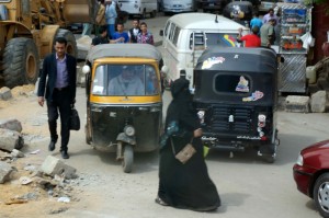 Another example of the rampant graft in the government. Tuk tuks are expressly forbidden in Egypt. They are seen as a hazard. Today there are over 1 million unregistered tuk tuks driving around the area.