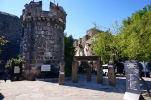 Entering Bodrum Castle