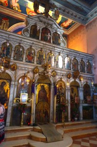 The monastery has a gorgeous old Greek Orthodox Church...