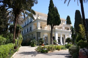 The Achilleion -- beautiful mansion and grounds.