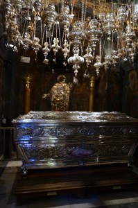 St. Spyrodon is credited with driving the plague from Corfu as well as several other miracles. In celebration, they take his sarcophagus "out for a walk around town" once a year. Sorry we missed that!