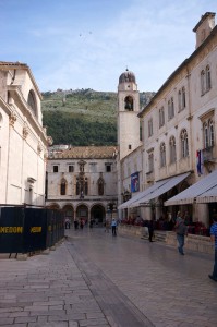 One of the centerpieces of the Old City was the clock tower...