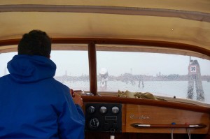 A rainy ride to Murano