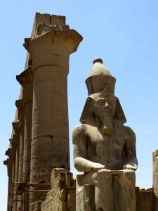 Rameses II, looking rather grand