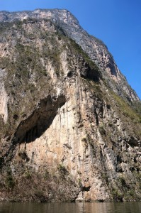 On this cliff, several Mayan families jumped to their deaths rather than face capture by a neighboring tribe.