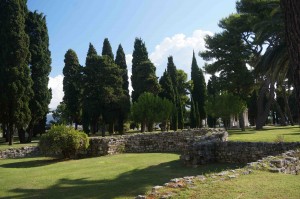 This is Sustipan, a beautiful park overlooking the marina. As everything else here, Sustipan includes the ruins of a Roman village and ultimately had a monastery built on it. Very peaceful!