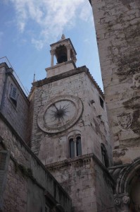 Near the entrance to Diocletian's castle