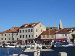 The Stalni Grad waterfront. As with everywhere else in Croatia, it was clean and quiet.