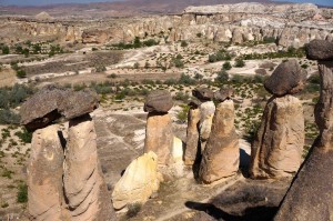 ... and after years of erosion, voila, a fairy chimney!