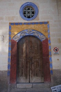 Nice door in Mustafupasa (Greek Town).