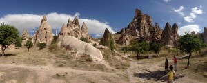 Uchisar and Uchisar Castle.