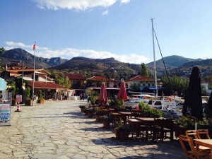 The town of Selimiye. Lots of new construction...