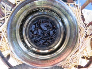  ... where they still ferment the carob beans with the grape stems to make carob brandy (think chocolate grappa). 