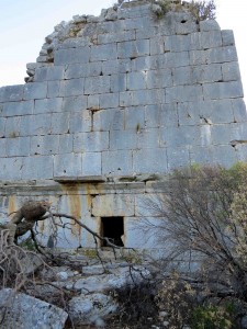 The mausoleum appeared to hold a single tomb...