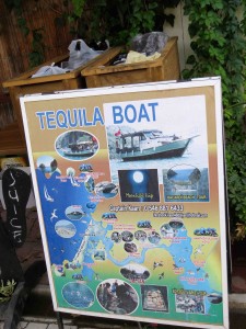 And, of course, every resort needs to have a Tequila Boat! I wonder if it's 100% agave tequila??