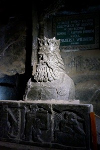 ... as well as lots of salt carvings.