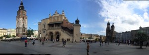 The Market Square in Kraków. It reminds me of a big version of Plaza San Marco in Venice. There are ruins below the Cloth Hall, which is actually the oldest shopping mall, having been in business for over 700 years!