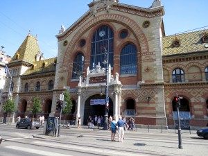 This is the Central Market Hall. It was built just before 1900 and is the largest indoor market in Budapest.