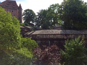 About 90% of Nuremberg was destroyed during the Allied bombings. While you can see the Nurember castle and city walls, most of it is reconstructed.