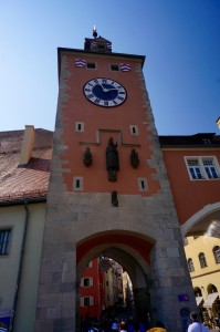 Entrance to the City and the City Museum, which is a converted abbey.