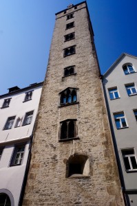 Oh, and I forgot to mention, the towers were attached to the houses next to them -- they actually were a part of the living space. That is, up to the top of the house -- the rest of the tower is empty! 