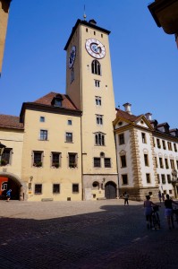 Another view of the town hall and tower.