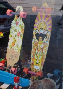 Cool skateboards. "Are you experienced?!"