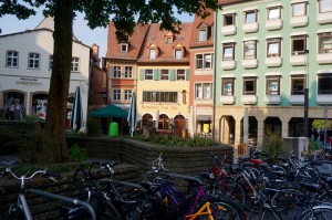 Lots of beautiful alleyways -- and combat bicyclists. They will run you down! 