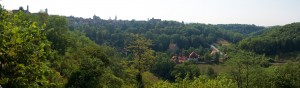 A nice view looking down into the Tauber Valley.