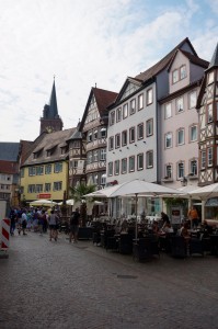 Heading towards the market square