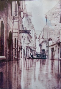 Photos from one of the planned floods. People just move their stuff to upper floors or outside of town and they let it flood. The secret is to clean up immediately after the waters recede or you have a hardened mud mess.