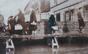 You also have to learn to walk on elevated bridges. I remember doing something like this in the Plaza San Marco in Venice!