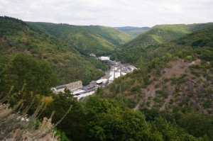 The owners of this castle also owned all the rights to the silver and lead mining in the area. Very lucrative for many generations, but also heavily polluting. The finally stopped mining in the area (I believe in the late 90s).