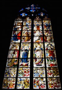 Some amazing stained glass in this church (all preserved during WWII).