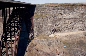 People routinely jump off the bridge and parachute to the bottom. It's actually legal to do this!