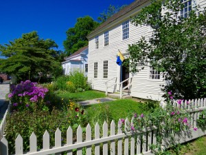 The old buildings were brought from all over the Northeast and reassembled/restored here.