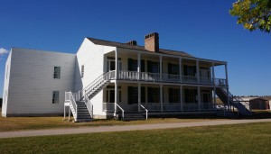 The nickname for the bachelor officers' quarters was "Bedlam." If you look into the history of the fort, you will understand why.