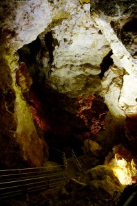 Next we were off to Jewel Cave. Lots of stairs in this cavern -- nearly 720 of them (60% down, 40% up!). It is truly cavernous and was amazingly beautiful. 