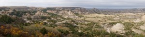 This is the Painted Canyon site within the park. It is east of the rest of the park and actually doubles as a roadside rest on the interstate. The main park consists of three units. We only had time to do the South unit.