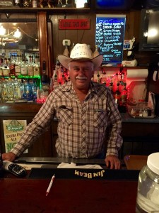 The owner, server, chef, and bartender. He was a hoot!